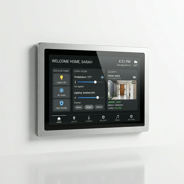 Smart Home Control Panel — Умный дом, Leo Group